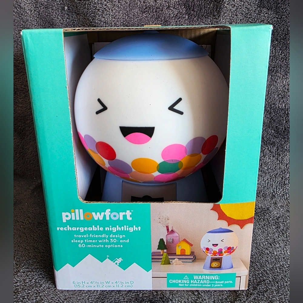 New Target 2025 Christmas Pillowfort Rechargeable room/ camp Gumball Night Light